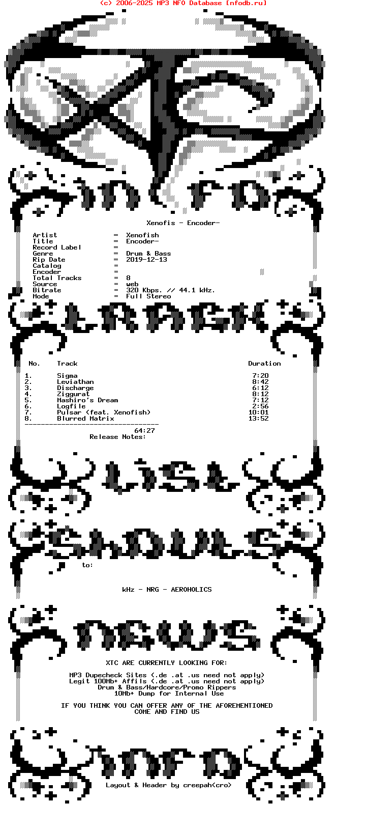 Xenofish-Encoder-2013-XTC