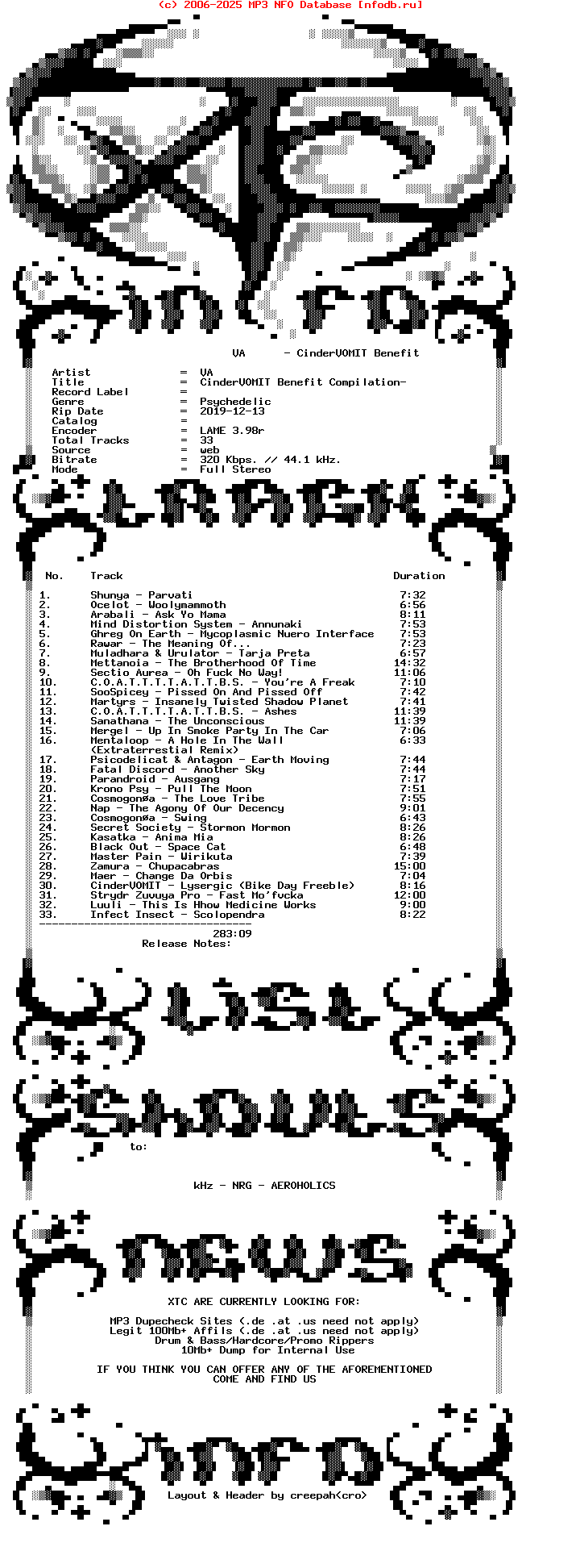 VA-Cindervomit_Benefit_Compilation-2012-XTC