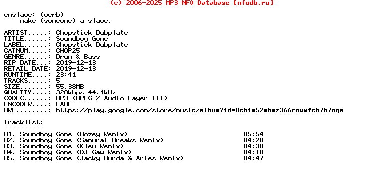 Chopstick_Dubplate-Soundboy_Gone-(CHOP25)-WEB-2019