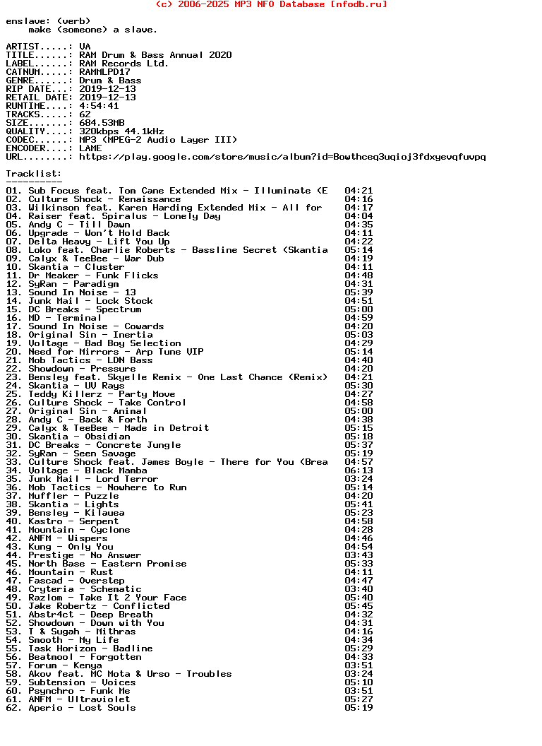 VA-Ram_Drum_And_Bass_Annual_2020-(RAMMLPD17)-WEB-2019