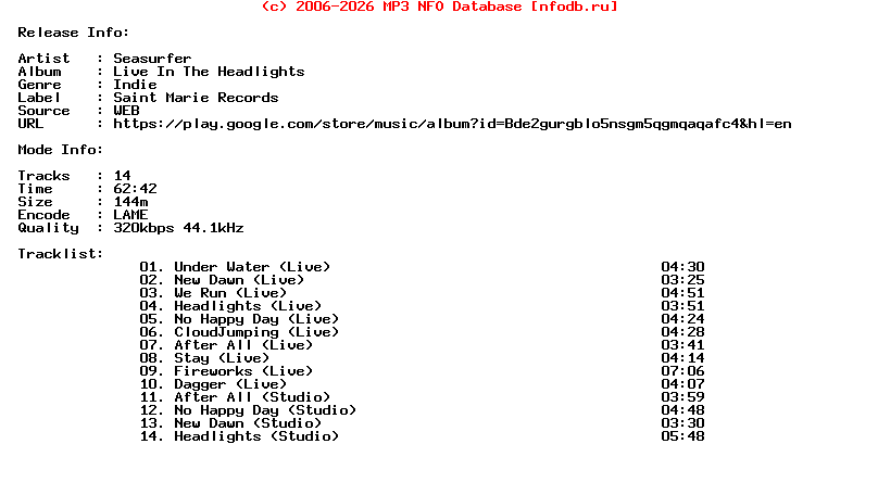 Seasurfer-Live_In_The_Headlights-(SMR084)-WEB-2017