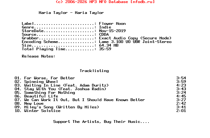 Maria_Taylor-Maria_Taylor-2019