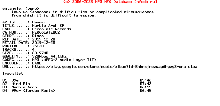 Hammer-Marble_Arch_Ep-(PERCOLATE002)-WEB-2019