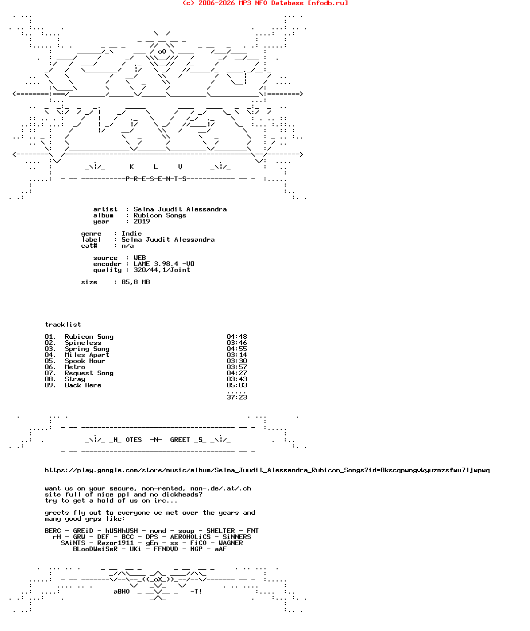 Selma_Juudit_Alessandra-Rubicon_Songs-WEB-2019-KALEVALA