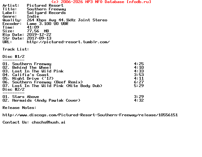 Pictured_Resort-Southern_Freeway-(EP)-2CD-2017