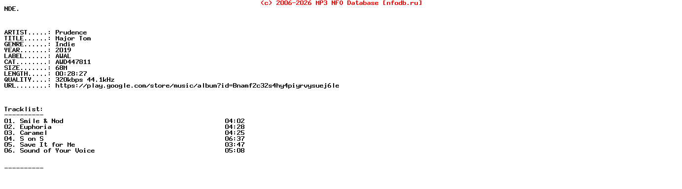 Prudence-Major_Tom-WEB-2019