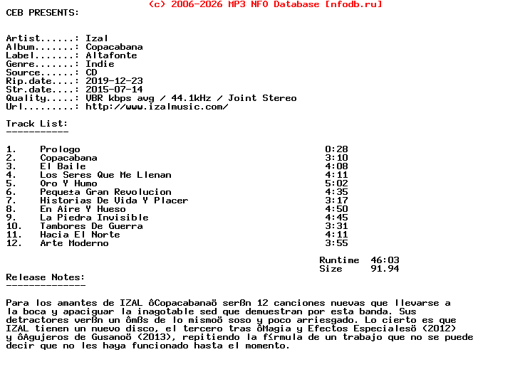 Izal-Copacabana-ES-2015