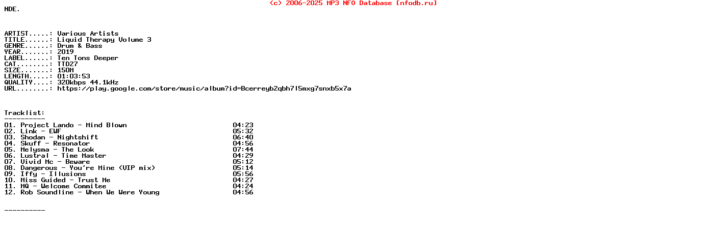 VA-Liquid_Therapy_Volume_3-(TTD27)-WEB-2019