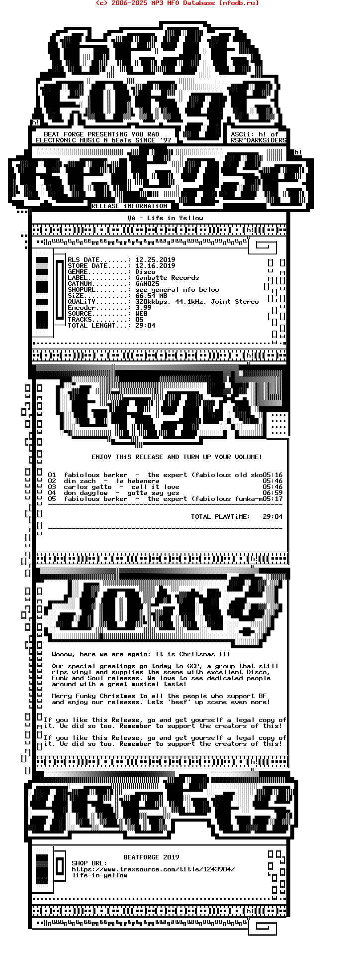 VA-Life_In_Yellow-(GAN025)-WEB-2019