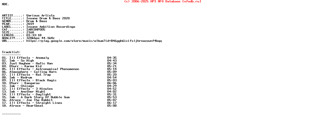 VA-Insane_Drum_And_Bass_2020-(IARCOMP005)-WEB-2019