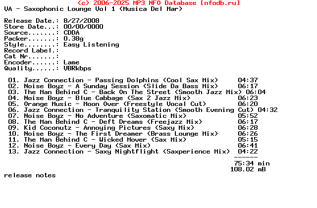 VA-Saxophonic_Lounge_Vol_1_(MUSICA_DEL_MAR)-Promo-2008