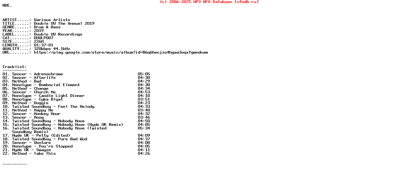 VA-Double_Uv_The_Annual_2019-(DUVLP007)-WEB-2019