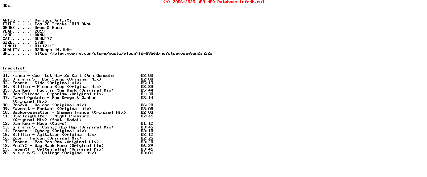 VA-Top_20_Tracks_2019_Dknw-(DKNW177)-WEB-2019