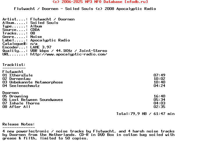 Flutwacht-Doornen-Soiled_Souls-2008