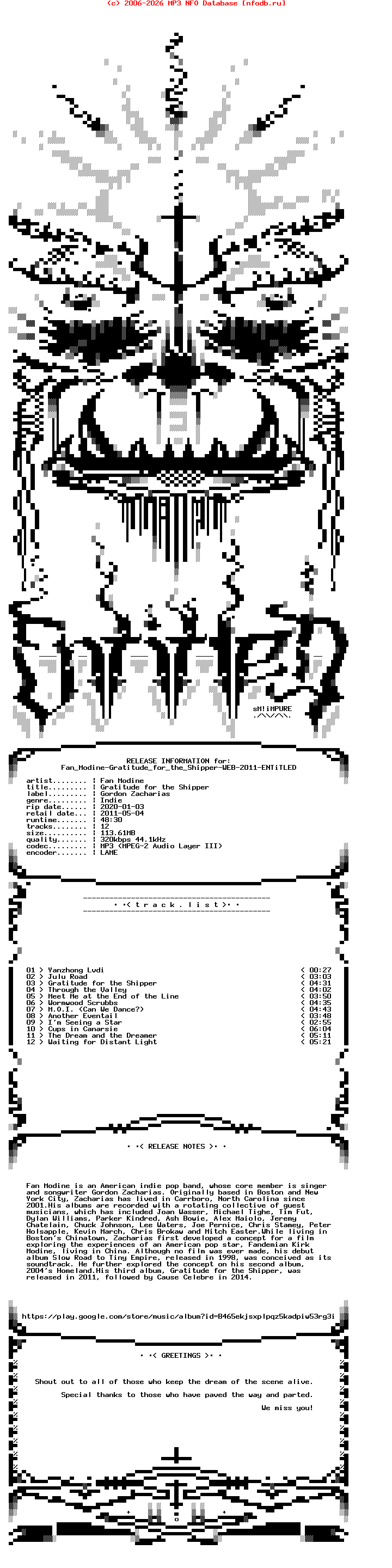 Fan_Modine-Gratitude_For_The_Shipper-WEB-2011