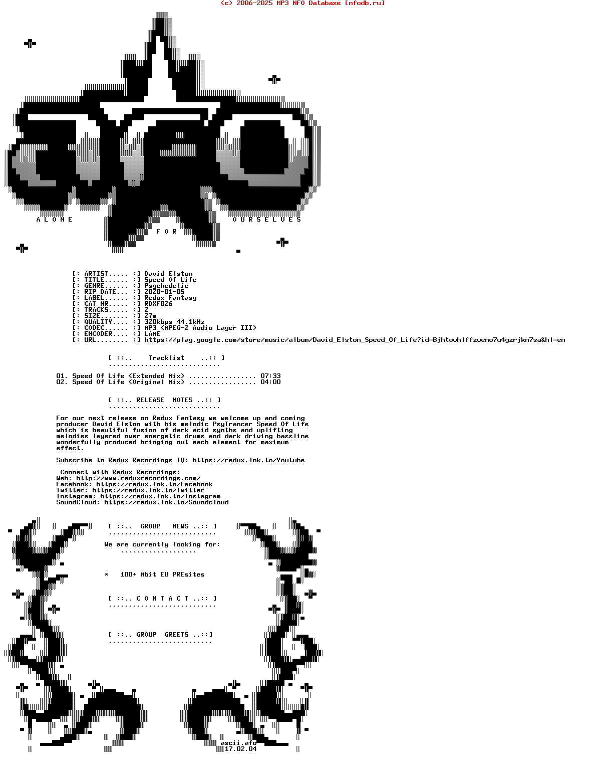 David_Elston-Speed_Of_Life-(RDXF026)-WEB-2020
