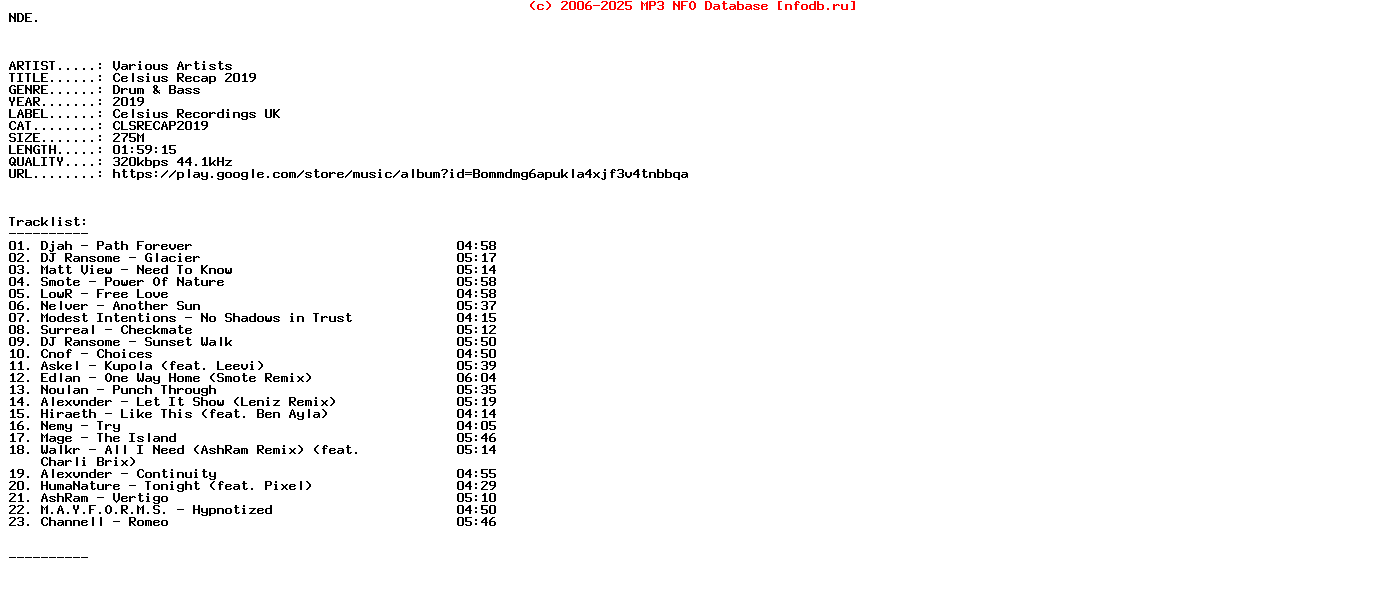 VA-Celsius_Recap_2019-(CLSRECAP2019)-WEB-2019