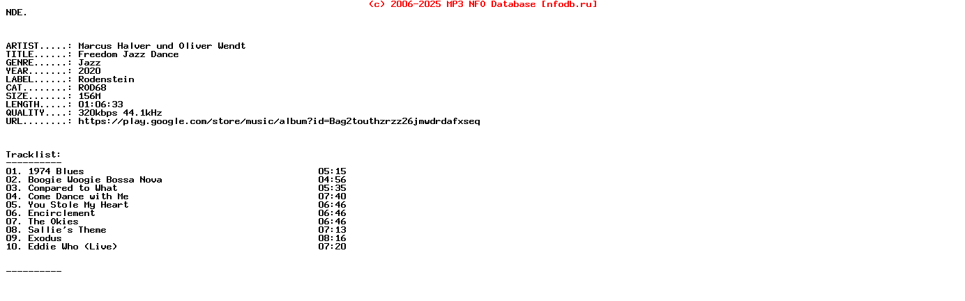 Marcus_Halver_Und_Oliver_Wendt-Freedom_Jazz_Dance-WEB-2020