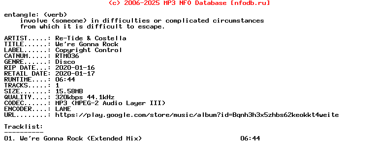 Re-Tide_And_Costella-Were_Gonna_Rock-(RTM036)-Single-WEB-2020