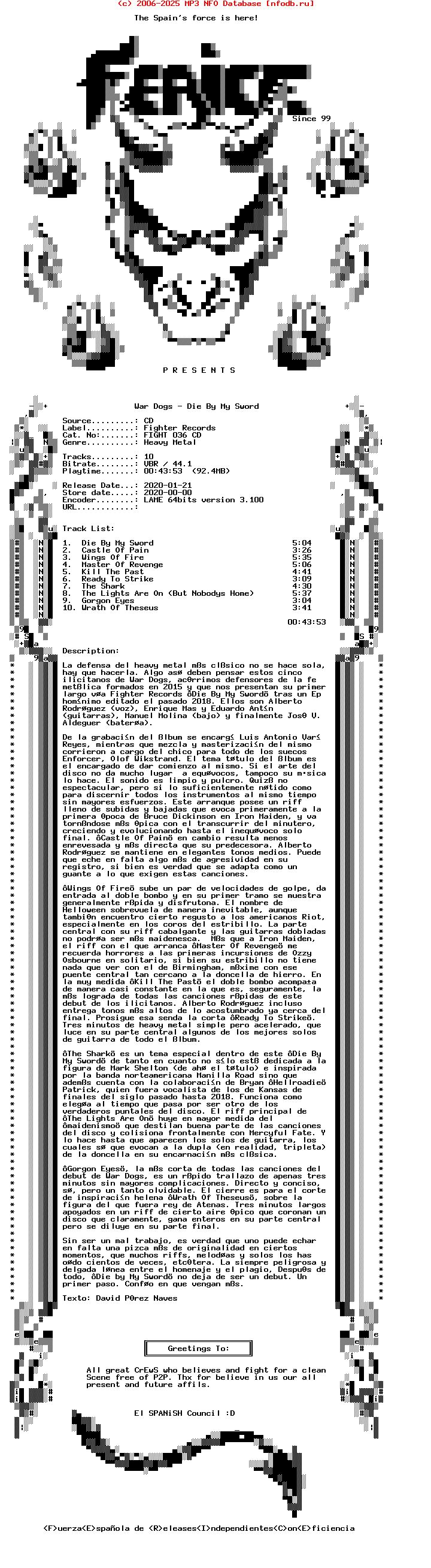 War_Dogs_-_Die_By_My_Sword-(FIGHT_036_CD)-CD-2020-Ferice