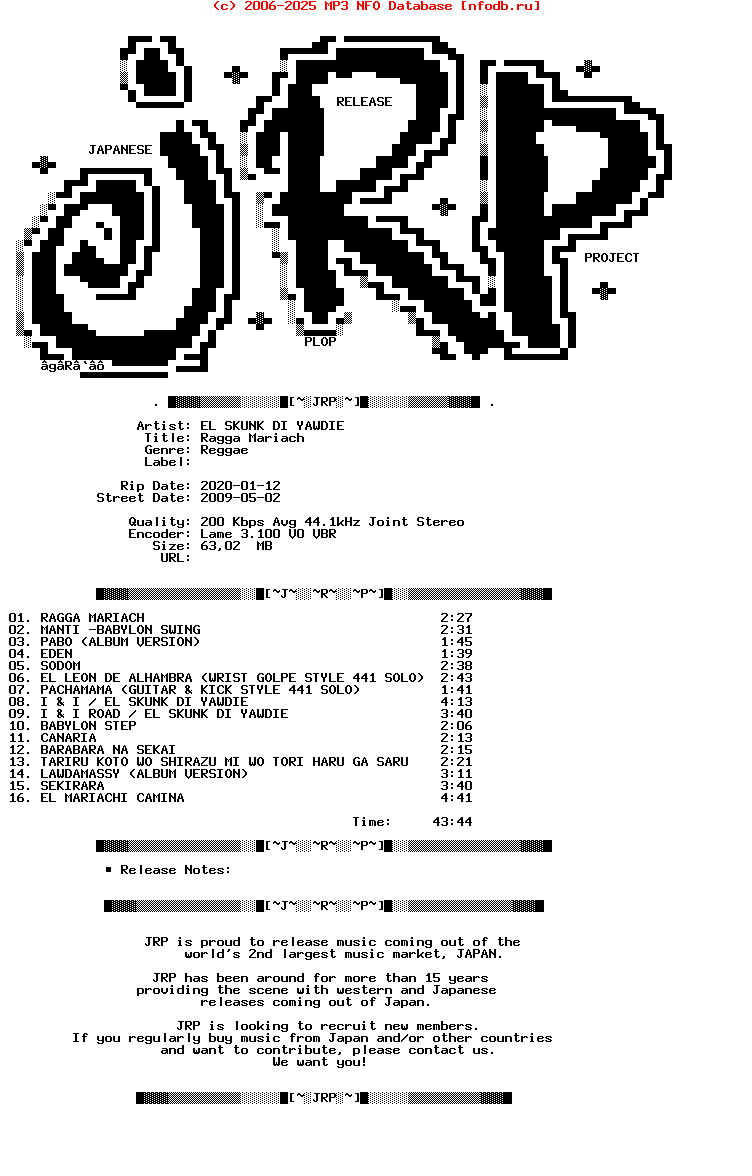 El_Skunk_Di_Yawdie-Ragga_Mariach-JP-2009