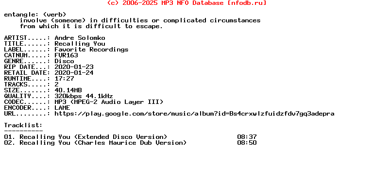 Andre_Solomko-Recalling_You-(FVR163)-WEB-2020