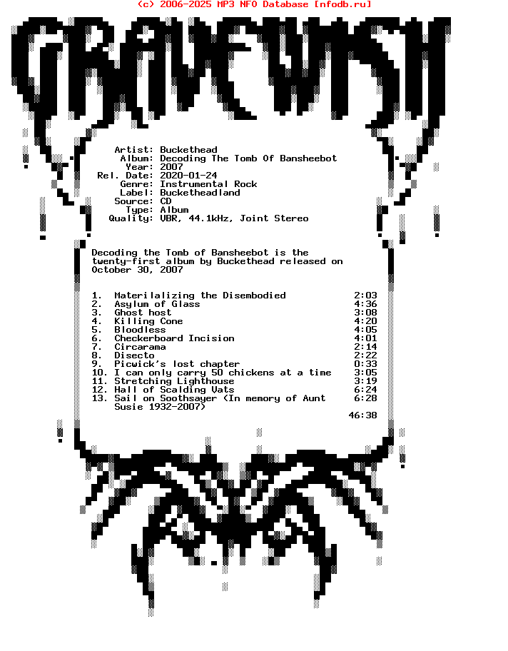 Buckethead-Decoding_The_Tomb_Of_Bansheebot-2007