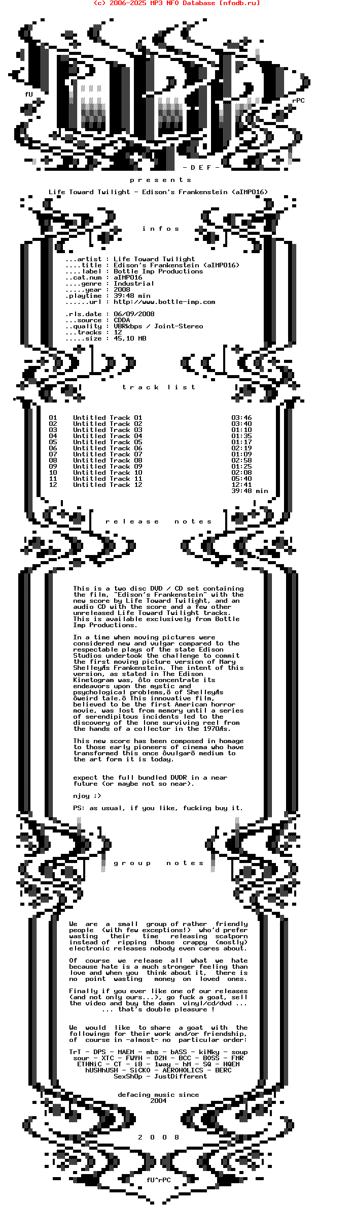 Life_Toward_Twilight-Edisons_Frankenstein-(AIMP016)-2008-DEF