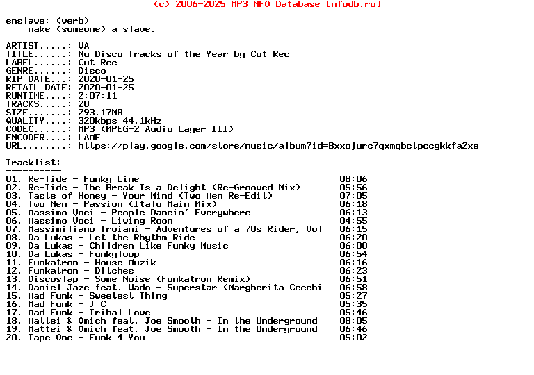 VA-Nu_Disco_Tracks_Of_The_Year_By_Cut_Rec-WEB-2020