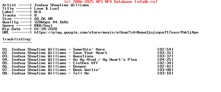 Joshua_Showtime_Williams-Love_And_Lust-WEB-2020