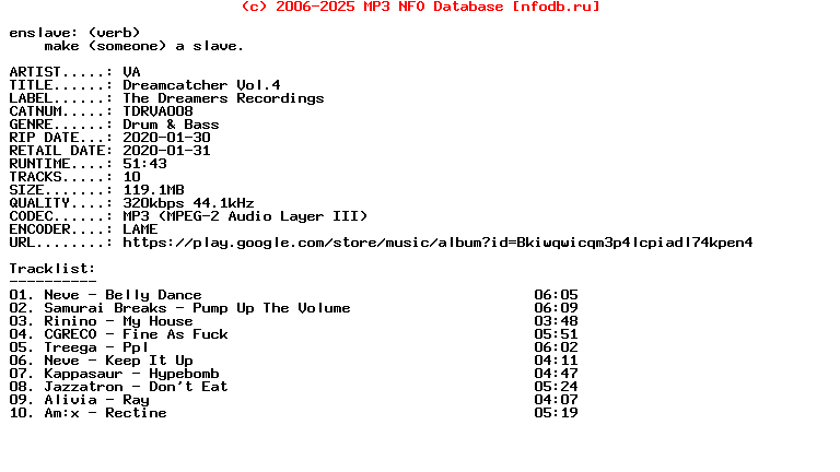 VA-Dreamcatcher_Vol4-(TDRVA008)-WEB-2020