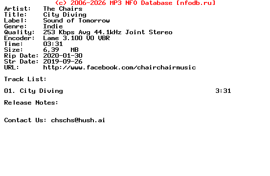 The_Chairs-City_Diving-(CDS)-Cpop-2019