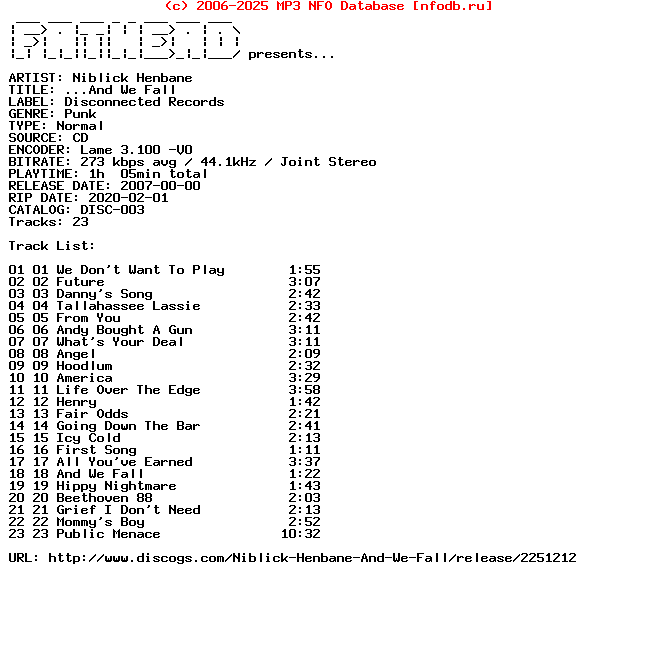 Niblick_Henbane-And_We_Fall-CD-2007