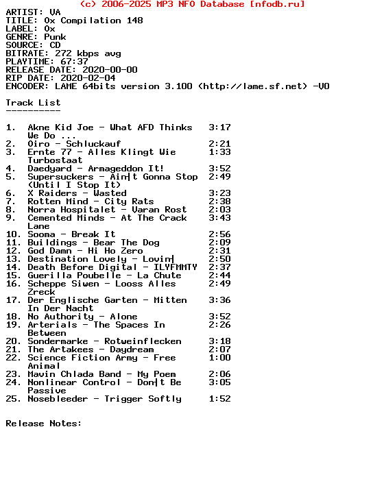 VA-Ox_Compilation_148-MAG-2020