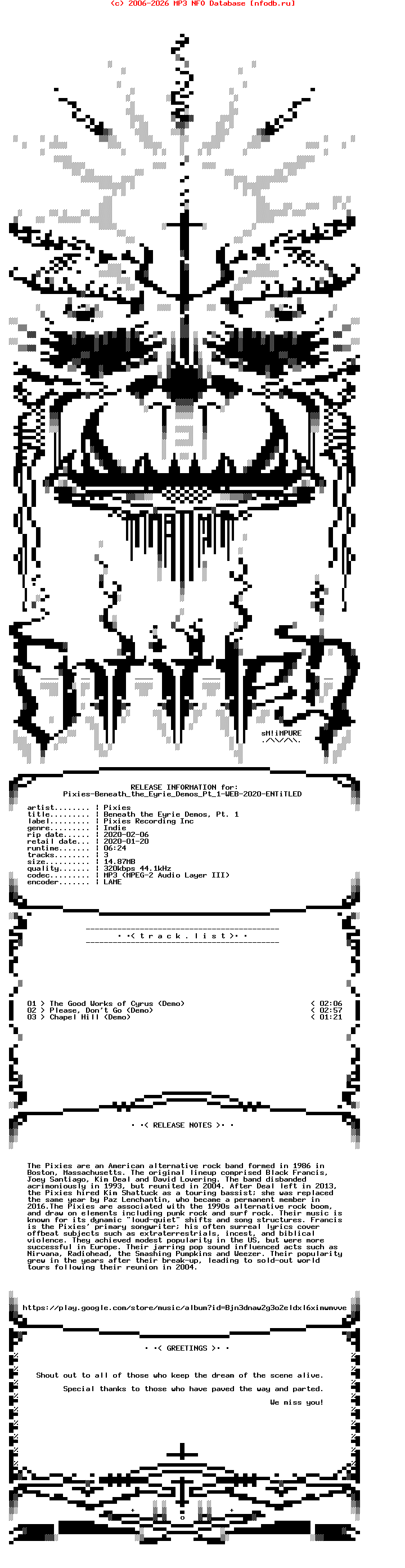 Pixies-Beneath_The_Eyrie_Demos_Pt_1-WEB-2020