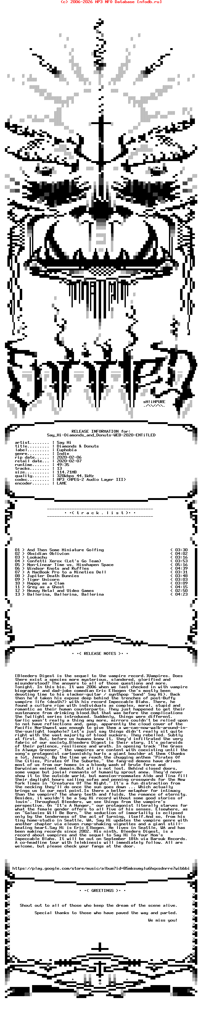 Say_Hi-Diamonds_And_Donuts-WEB-2020