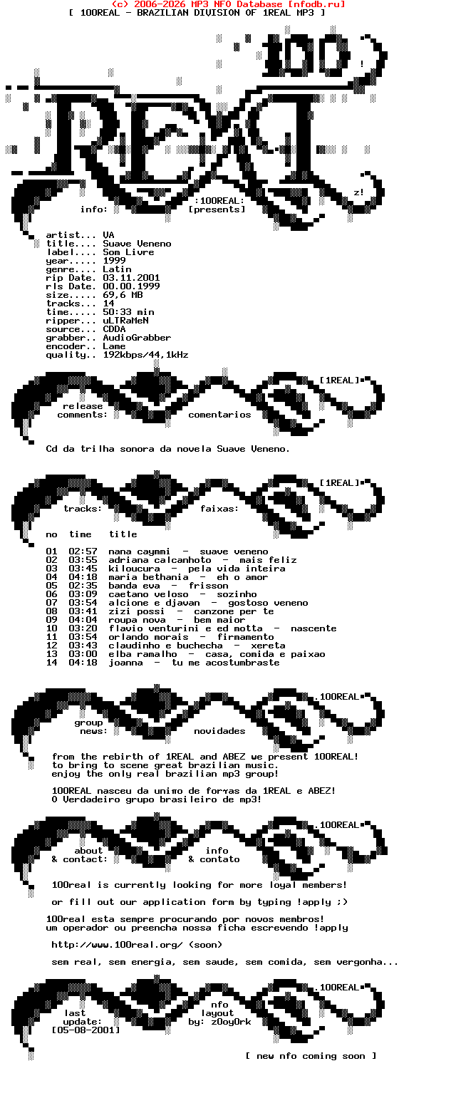 VA-Suave_Veneno-Ost_Br-1999-100REAL