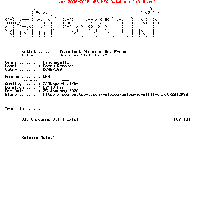 Transient_Disorder_Vs._E-Mov-Unicorns_Still_Exist-Single-WEB-2020-FALCON