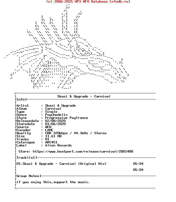 Skazi_And_Upgrade_-_Carnival-(ARC451)-Single-WEB-2020-Barghest