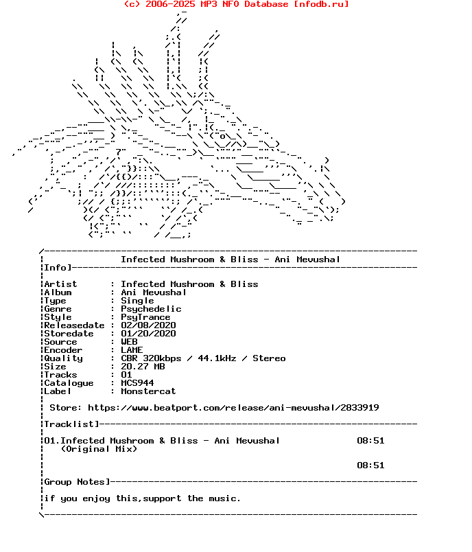 Infected_Mushroom_And_Bliss_-_Ani_Mevushal-(MCS944)-Single-WEB-2020-Barghest