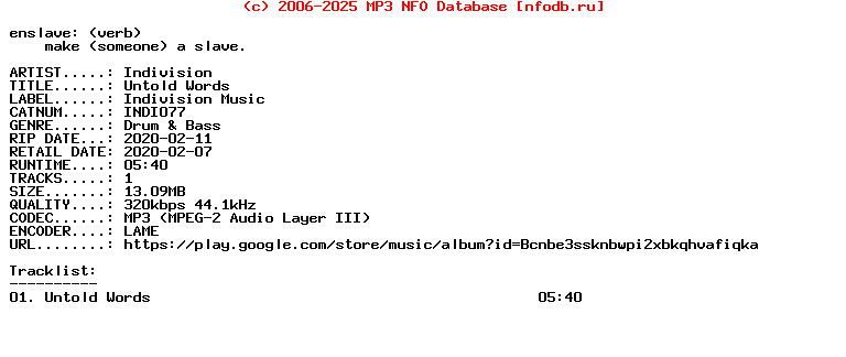 Indivision-Untold_Words-(INDI077)-Single-WEB-2020