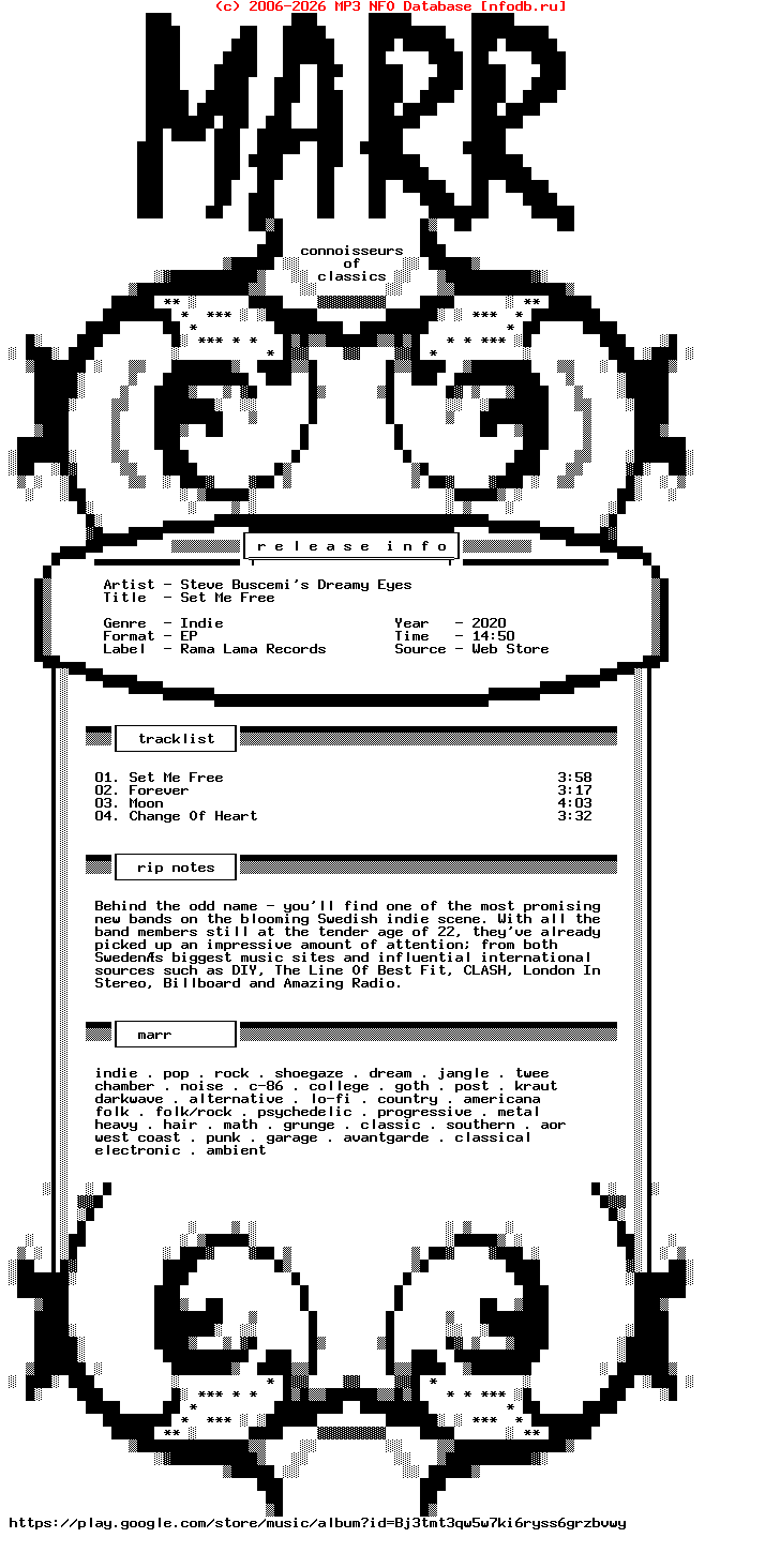 Steve_Buscemis_Dreamy_Eyes-Set_Me_Free-EP-WEB-2020-Marr