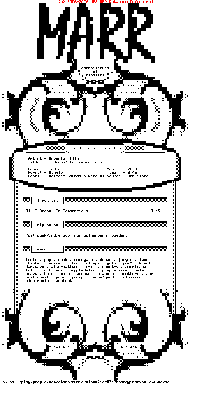 Beverly_Kills-I_Dreamt_In_Commercials-Single-WEB-2020-Marr