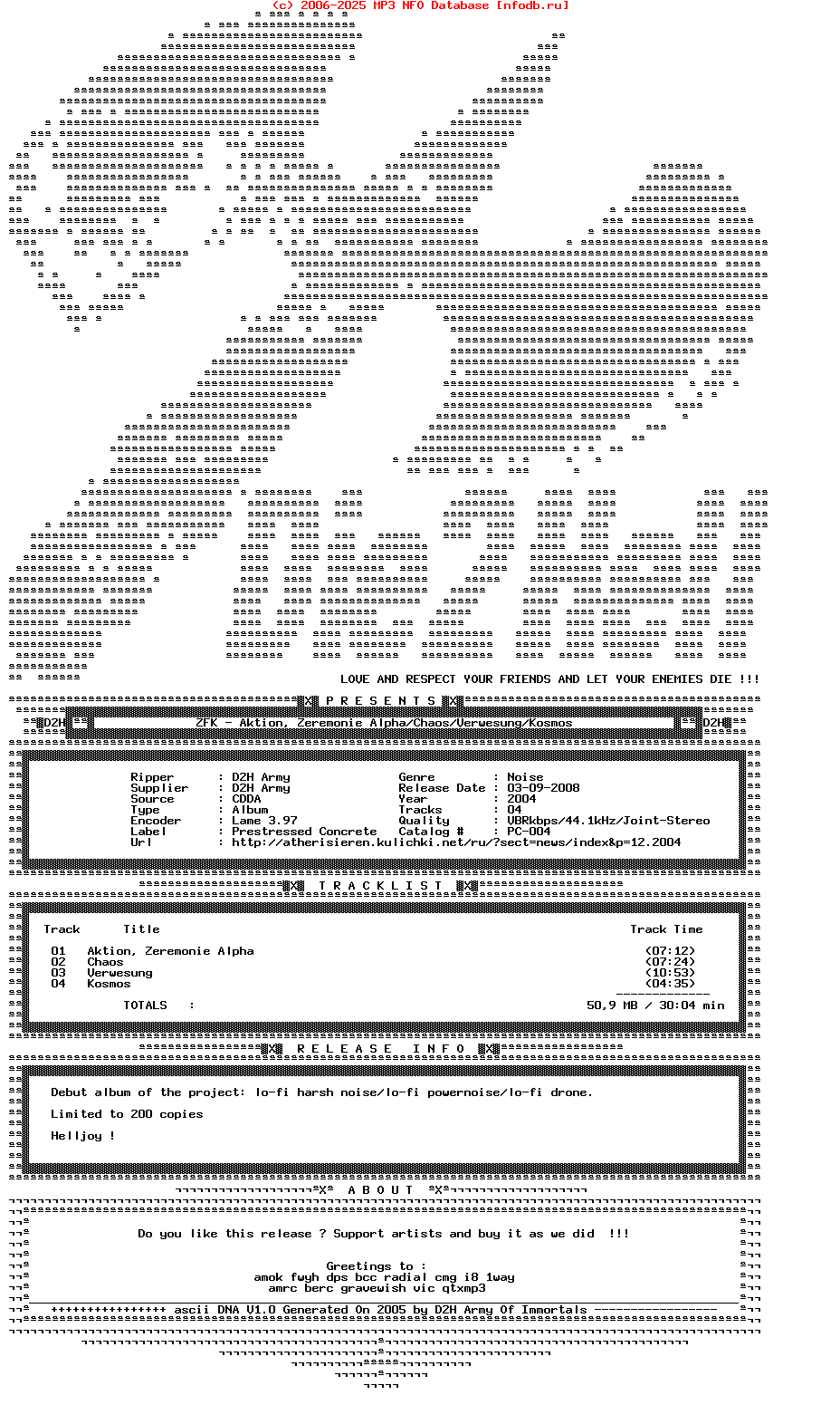 Zfk-Aktion_Zeremonie_Alpha-Chaos-Verwesung-Kosmos-Limited_Edition-CDR-2004