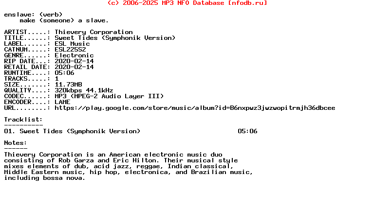 Thievery_Corporation-Sweet_Tides_(SYMPHONIK_VERSION)-(ESL225S2)-Single-WEB-2020