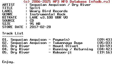 Sequoian_Aequison-Dry_River-Split-2017