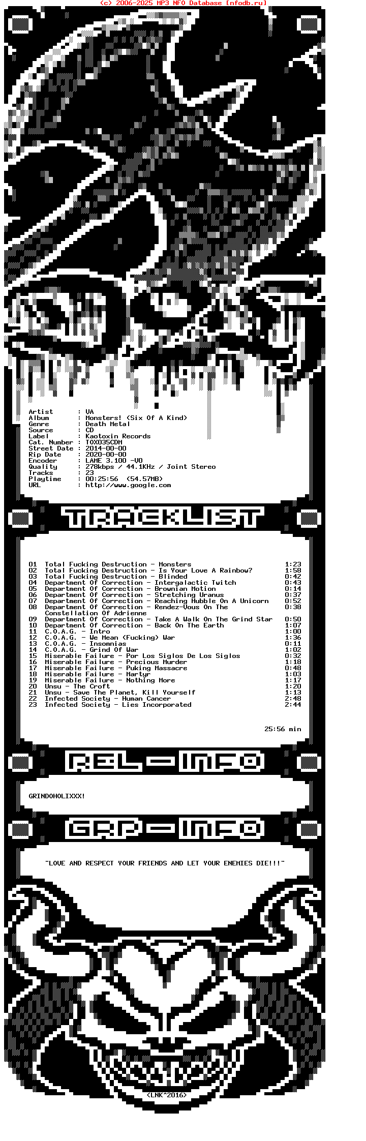 VA-Monsters_(SIX_OF_A_KIND)-CD-2014