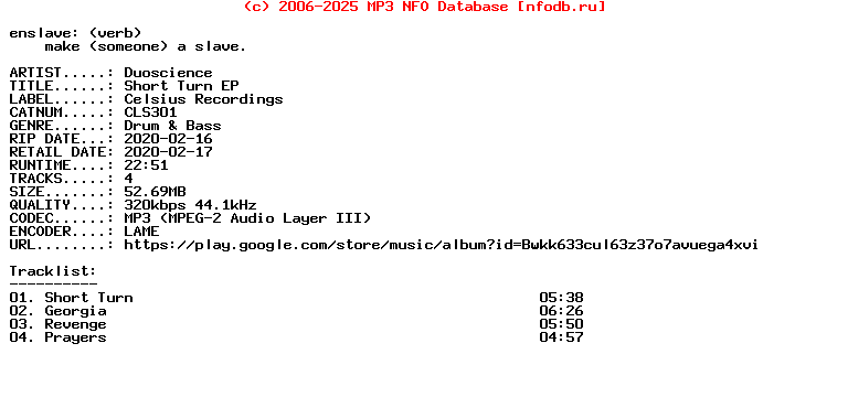 Duoscience-Short_Turn_Ep-(CLS301)-WEB-2020
