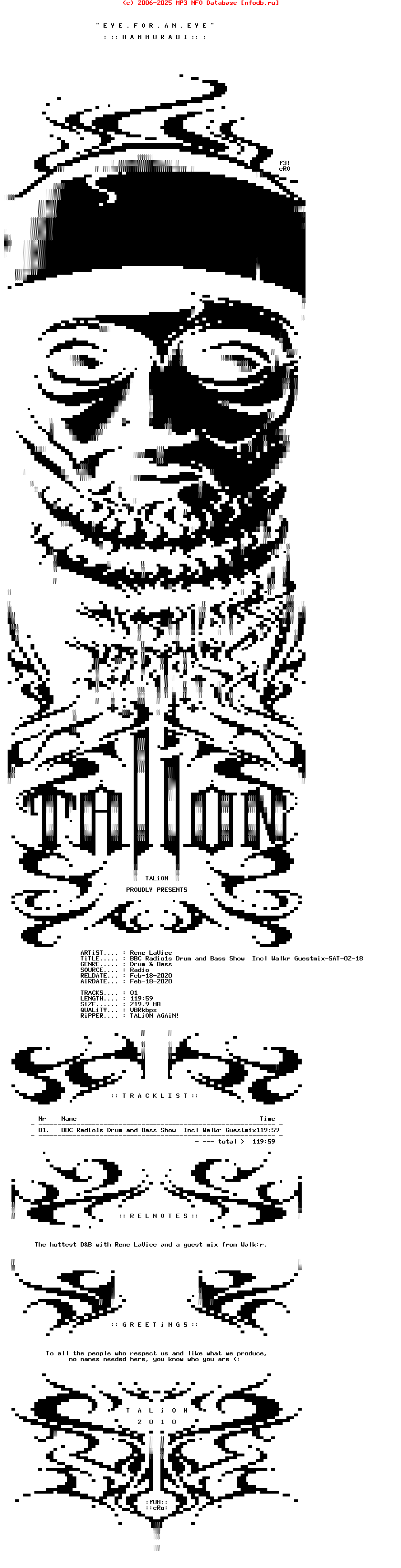 Rene_Lavice_-_Bbc_Radio1S_Drum_And_Bass_Show__Incl_Walkr_Guestmix-SAT-02-18-2020-TALiON