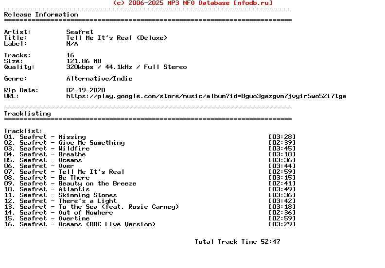 Seafret-Tell_Me_Its_Real_(DELUXE)-WEB-2016